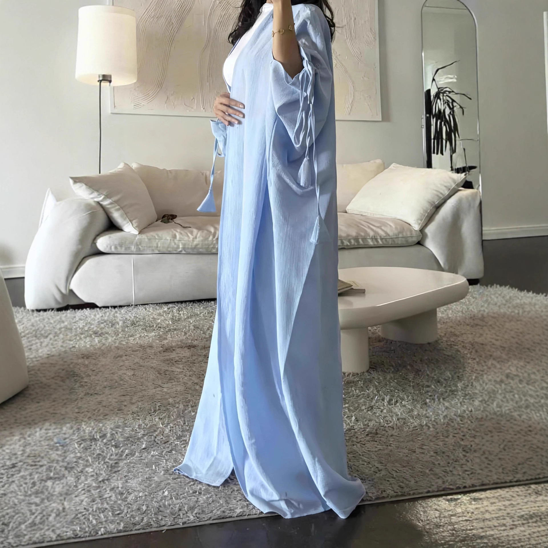 Gaun Wanita Cardigan Jubah Aba - Jalabiya Women Arabic ulasan dan harga