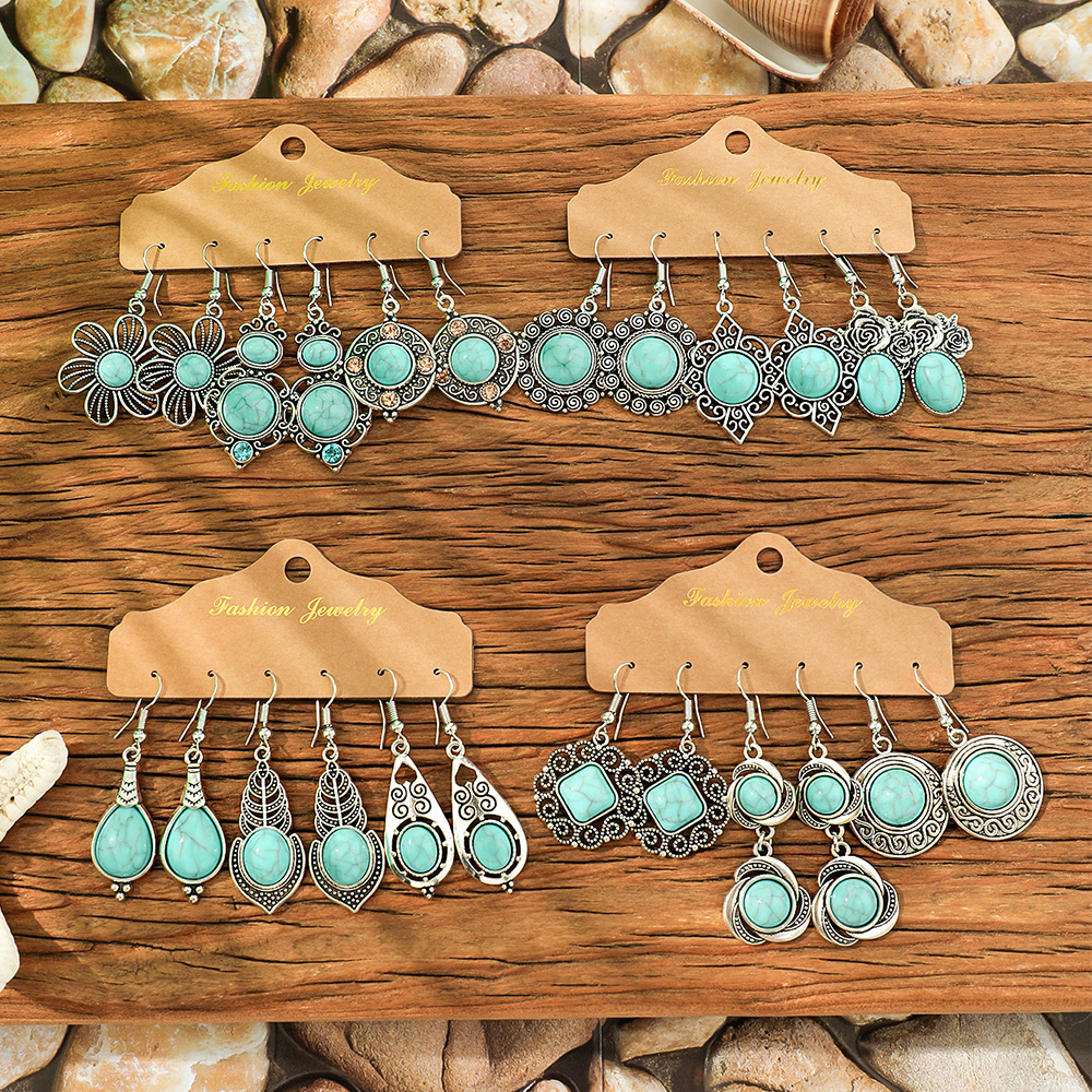 Anting Gaya Etnik dengan Batu  - Ethnic Chic Fashion ulasan dan harga