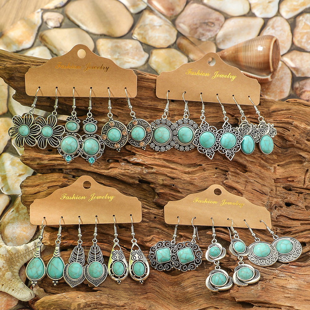 Anting Gaya Etnik dengan Batu  - Ethnic Chic Fashion ulasan dan harga