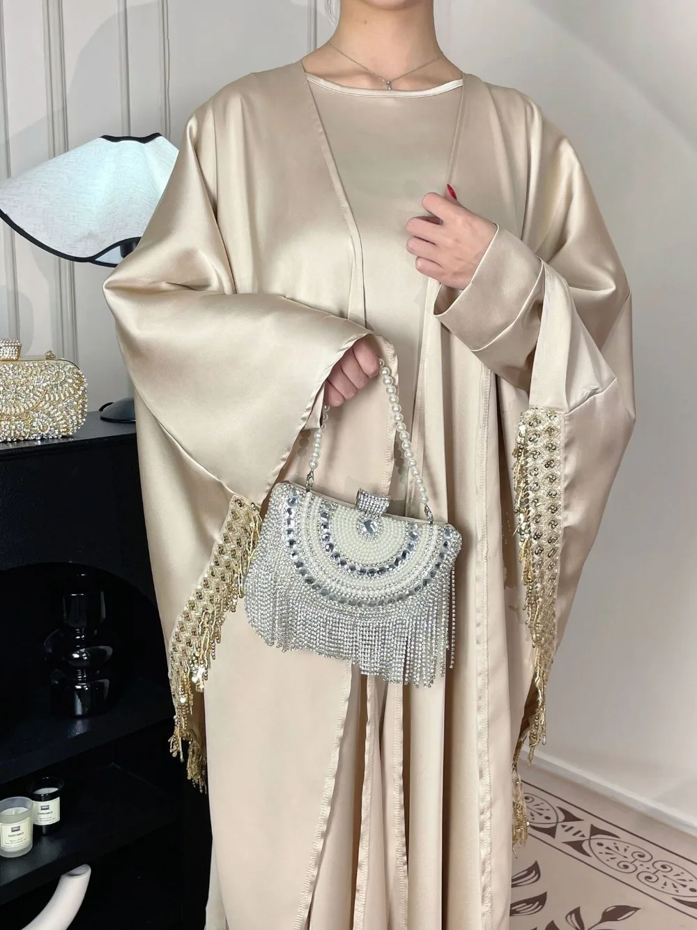 Gamis wanita Muslim 2 potong,  - Jalabiya Women Arabic ulasan dan harga