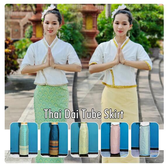 Gaun panjang tradisional Thail - Batik Sarong Wrap ulasan dan harga