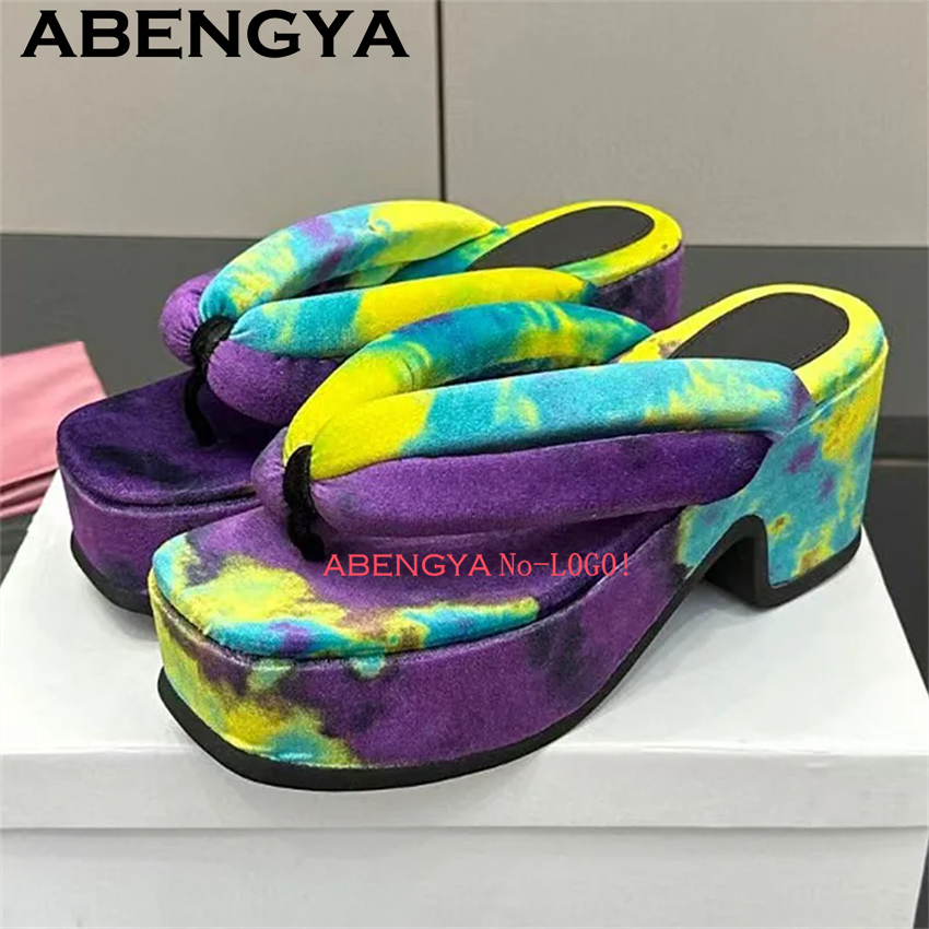 Sandal Jepit Platform Tebal Mu - Ethnic Fashion Week ulasan dan harga