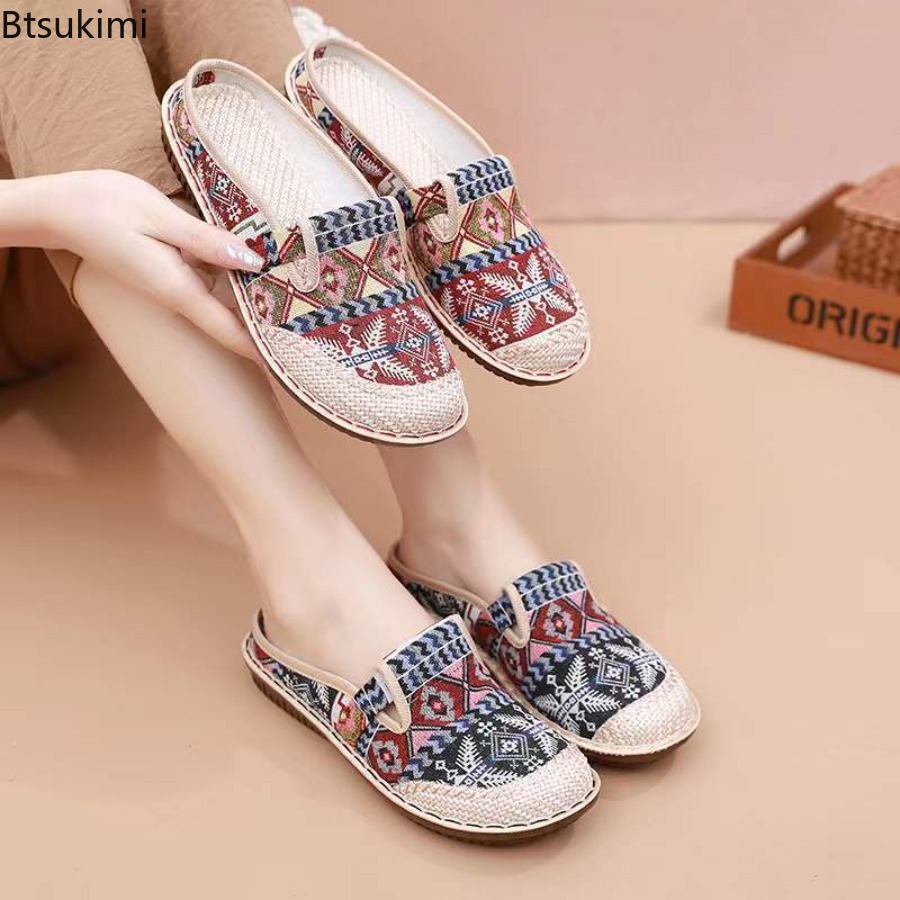 Sepatu Wanita Model Slip On 20 - Ethnic Style ulasan dan harga