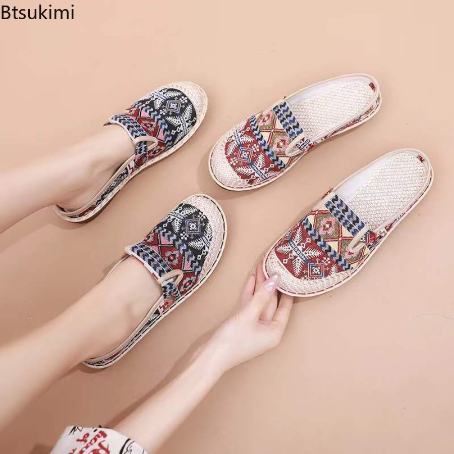 Sepatu Wanita Model Slip On 20 - Ethnic Style ulasan dan harga