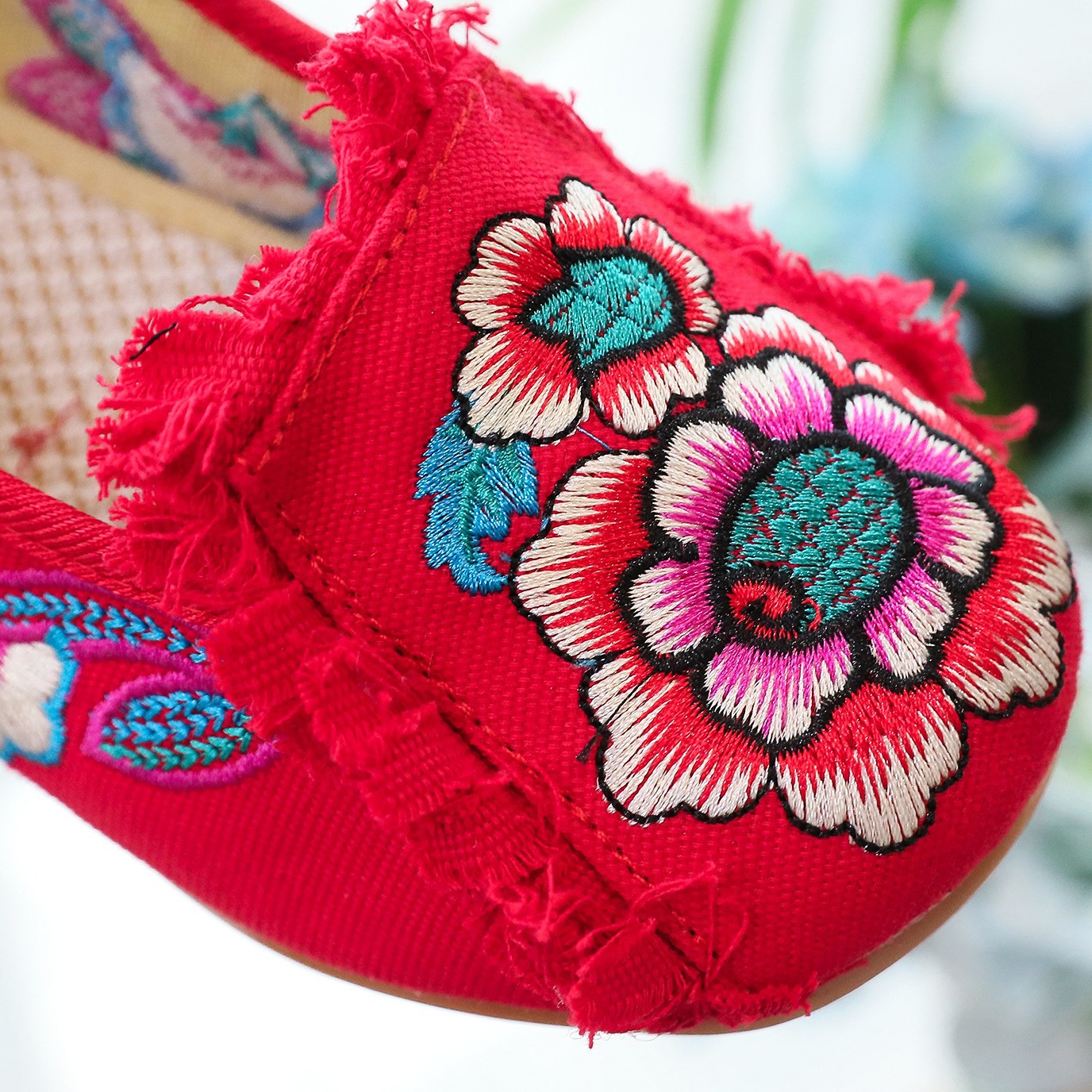 Sepatu Tenun Wanita Sepatu Bor - Ethnic Style ulasan dan harga