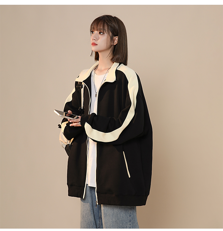 Jaket Baseball Wanita Huruf K  - Ethnic Chic Fashion ulasan dan harga