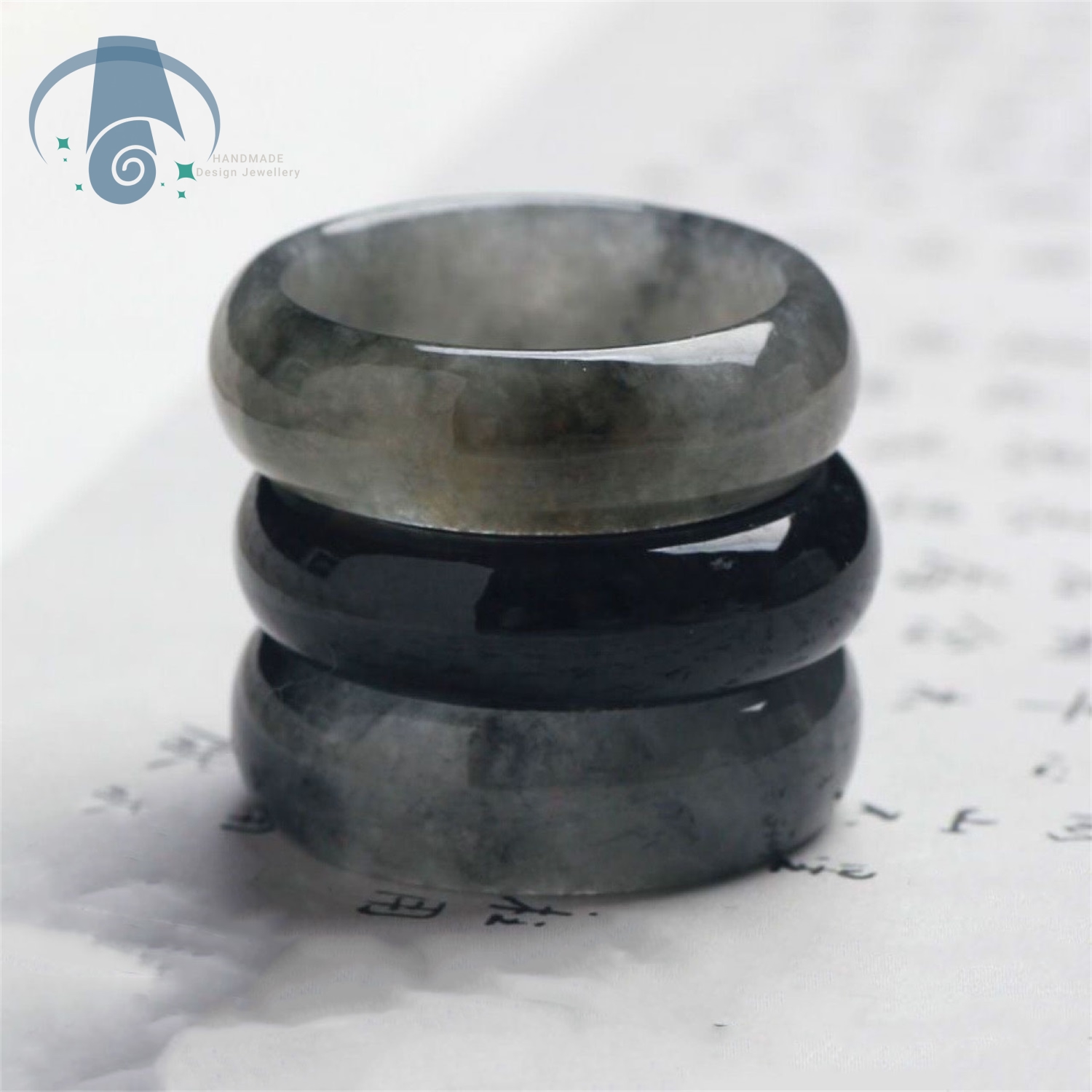 Cincin Cakar Kucing Giok Biru  - Ethnic Chic Fashion ulasan dan harga
