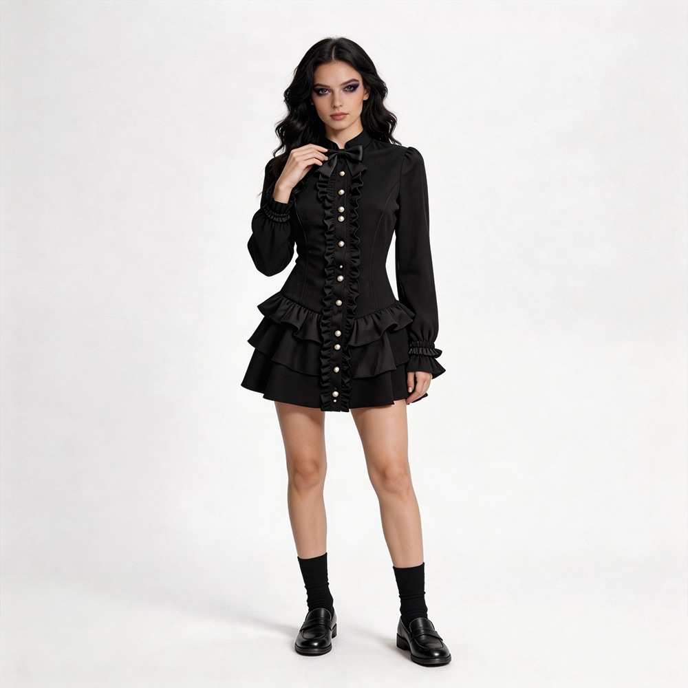 Rok Pendek Gotik Hitam Kostum  - Ethnic Wear ulasan dan harga