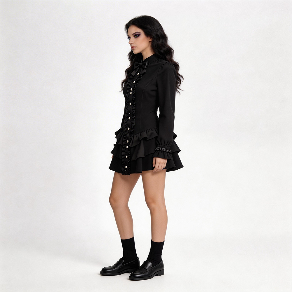 Rok Pendek Gotik Hitam Kostum  - Ethnic Wear ulasan dan harga