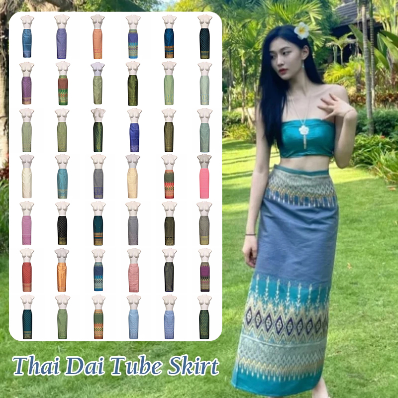 Gaun Tradisional Thailand Baru - Batik Sarong Wrap ulasan dan harga
