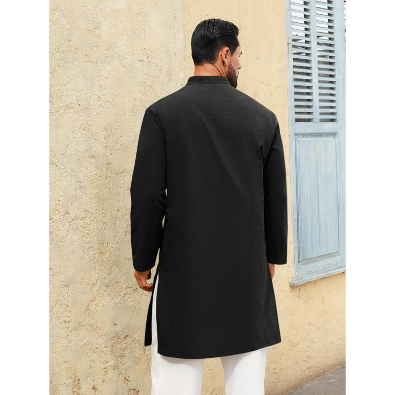 Baju Kaftan Thobe Pria Lengan  - Kurta Men Cotton ulasan dan harga