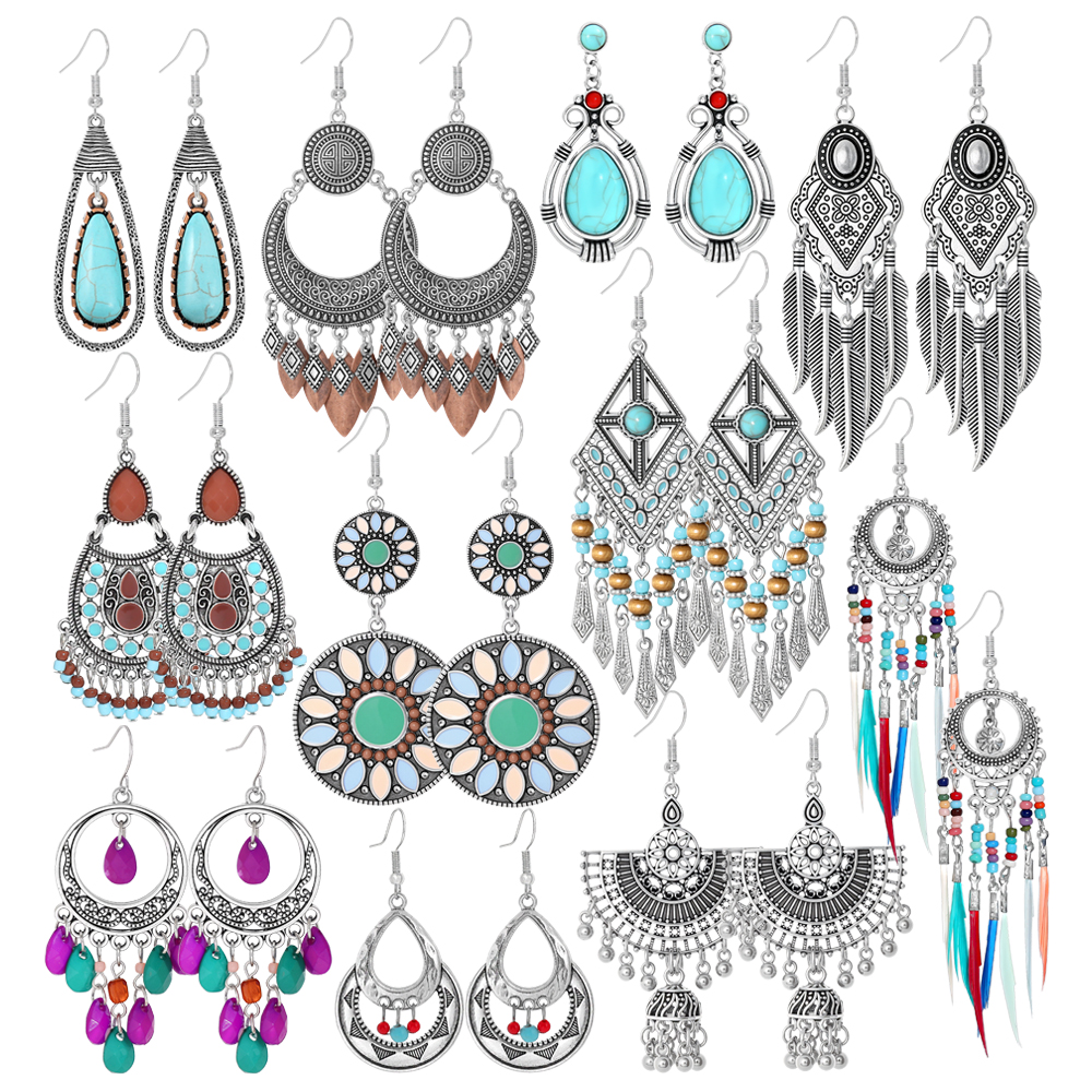 Anting Gantung Gaya Etnik Anti - Ethnic Chic Fashion ulasan dan harga